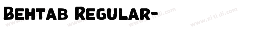 Behtab Regular字体转换 Behtab Regular字体转换